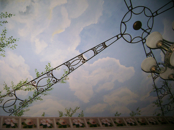 Trompe L'Oeil Ceiling Murals